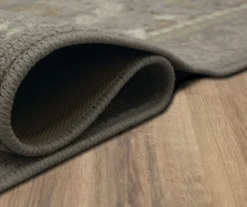 Heatherglen Gray & Beige Ornamental Floral Area Rug, (2' X 8') -Cuisinart Store 810600441 A8 5