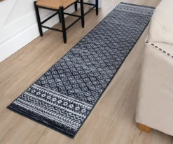 Harley Hill Navy & White Geometric Area Rug, (2' X 8') -Cuisinart Store 810600456 A0 3