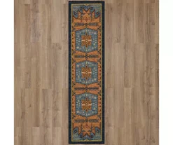 Kenbridge Blue & Brown Geometric Area Rug, (2' X 8') -Cuisinart Store 810600461 A0 2