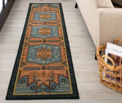 Kenbridge Blue & Brown Geometric Area Rug, (2' X 8') -Cuisinart Store 810600461 A0 3