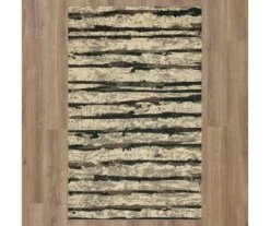 Spectrum Gray & Beige Abstract Stripe Area Rug, (5' X 8') 11 Spectrum Gray & Beige Abstract Stripe Area Rug, (5' X 8') -Cuisinart Store 810600479 A0 2