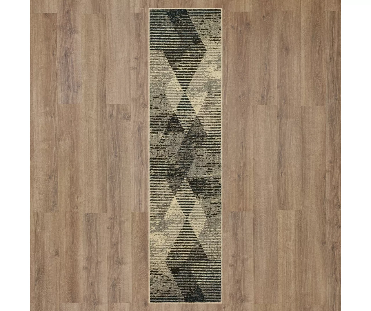 Sarasota Gray Abstract Linework Area Rug, (2' X 8') 3 Sarasota Gray Abstract Linework Area Rug, (2' X 8') - Image 3