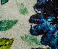 White, Yellow & Red Blossoms Area Rug, (2' X 3') -Cuisinart Store 810600506 A8 3