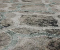 Quatrefoil Fret Charcoal & Dark Teal Area Rug, (2' X 8') -Cuisinart Store 810600519 A8 3