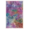 Rowland Purple & Green Ornamental Area Rug, (8' X 10')