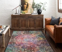 Joliet Black & Multi-Color Mandala Area Rug, (5' X 8') -Cuisinart Store 810600610 A0 3