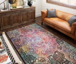 Joliet Black & Multi-Color Mandala Area Rug, (5' X 8') -Cuisinart Store 810600610 A0 4