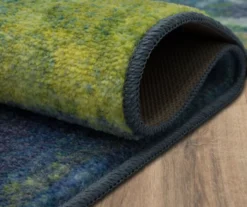 Decollage Blue & Orange Abstract Area Rug, (8' X 10') -Cuisinart Store 810600621 A8 5