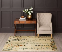 Mohawk Trailing Vines Beige & Green Botanical Area Rug -Cuisinart Store 810600637 A0 3