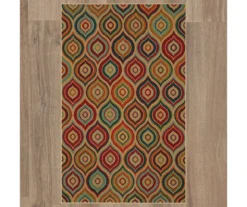 Mohawk Larache Tan & Multi-Color Arabesque Area Rug -Cuisinart Store 810600639 A0 2