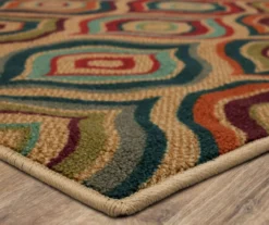 Mohawk Larache Tan & Multi-Color Arabesque Area Rug -Cuisinart Store 810600639 A8 1