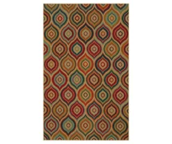 Mohawk Larache Tan & Multi-Color Arabesque Area Rug