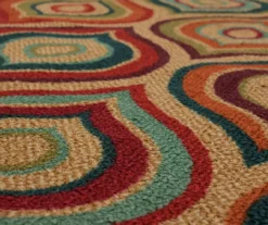 Mohawk Larache Tan & Multi-Color Arabesque Area Rug -Cuisinart Store 810600640 A8 3