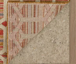 Cabana Rust & Tan Geometric Outdoor Area Rug, (4' X 5.5') -Cuisinart Store 810600657 A8 2