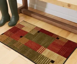 Alliance Red & Olive Patchwork Accent Rug, (20" X 34") 9 Alliance Red & Olive Patchwork Accent Rug, (20" X 34") -Cuisinart Store 810600659 A0 3