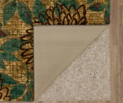 Mystic Garden Brown & Blue Floral Area Rug, (5' X 8') -Cuisinart Store 810600675 A8 2