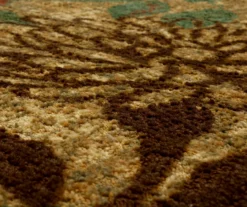 Mystic Garden Brown & Blue Floral Area Rug, (5' X 8') -Cuisinart Store 810600675 A8 3