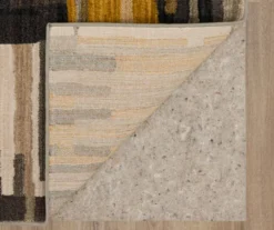 Bacchus Mustard & Gray Color Block Area Rug, (8' X 11') -Cuisinart Store 810600705 A8 2