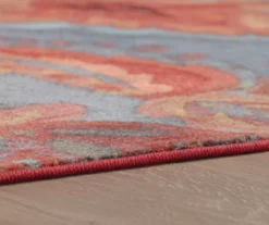 Boho Bright Red & Blue Area Rug, (5' X 8') 9 Boho Bright Red & Blue Area Rug, (5' X 8') -Cuisinart Store 810600718 A8 4