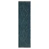 Vado Blue Geometric Area Rug, (2' X 8')