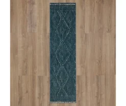 Vado Blue Geometric Area Rug, (2' X 8') 7 Vado Blue Geometric Area Rug, (2' X 8') -Cuisinart Store 810600725 A0 2