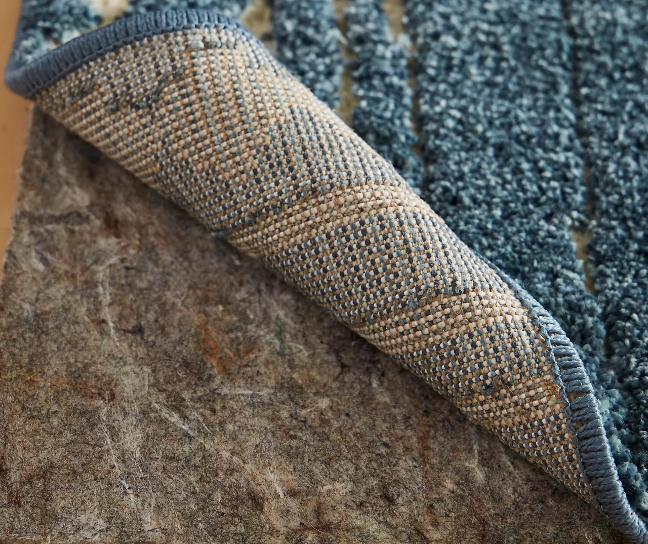 Vado Blue Geometric Area Rug, (2' X 8') 4 Vado Blue Geometric Area Rug, (2' X 8') - Image 4