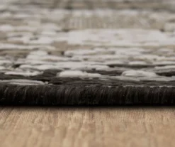 Paradise Grove Dark Gray & Tan Arabesque Outdoor Area Rug, (4' X 5.5') -Cuisinart Store 810600838 A8 4