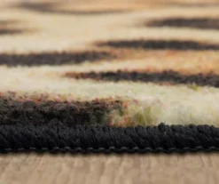 Yellow & Black Leopard Print Area Rug, (4' X 6') 12 Yellow & Black Leopard Print Area Rug, (4' X 6') -Cuisinart Store 810600848 A8 4