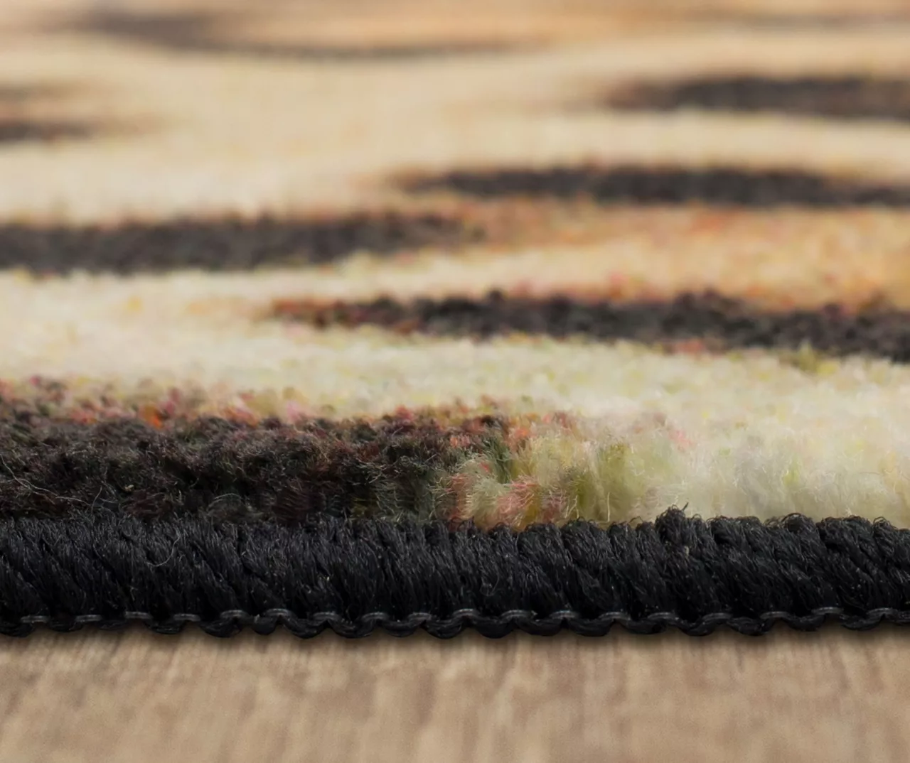 Yellow & Black Leopard Print Area Rug, (4' X 6') 6 Yellow & Black Leopard Print Area Rug, (4' X 6') - Image 6