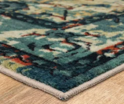 Essa Blue & Beige Ornamental Area Rug, (2' X 8') -Cuisinart Store 810600890 A8 1