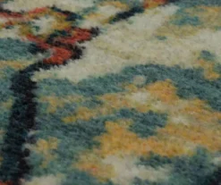 Essa Blue & Beige Ornamental Area Rug, (2' X 8') -Cuisinart Store 810600890 A8 3