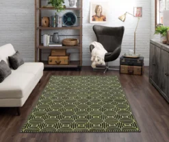 Arostrand Black & Gray Geometric Linework Area Rug, (5' X 8') 14 Arostrand Black & Gray Geometric Linework Area Rug, (5' X 8') -Cuisinart Store 810600901 A0 3