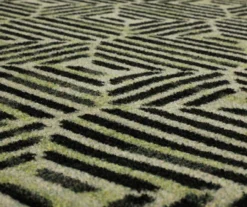 Arostrand Black & Gray Geometric Linework Area Rug, (5' X 8') 13 Arostrand Black & Gray Geometric Linework Area Rug, (5' X 8') -Cuisinart Store 810600901 A8 3