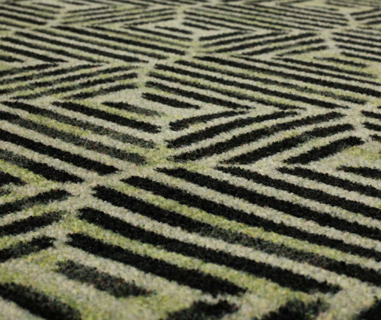 Arostrand Black & Gray Geometric Linework Area Rug, (5' X 8') 5 Arostrand Black & Gray Geometric Linework Area Rug, (5' X 8') - Image 5