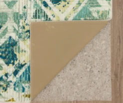 Danae Teal & Beige Geometric Area Rug, (2' X 8') 11 Danae Teal & Beige Geometric Area Rug, (2' X 8') -Cuisinart Store 810600904 A8 2