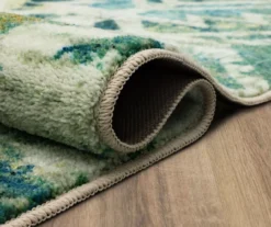 Danae Teal & Beige Geometric Area Rug, (2' X 8') 17 Danae Teal & Beige Geometric Area Rug, (2' X 8') -Cuisinart Store 810600904 A8 5