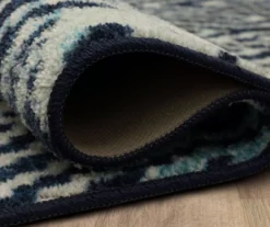 Maisie Navy & White Geometric Area Rug, (2.5' X 4' 2") -Cuisinart Store 810600920 A8 5