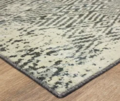 Maisie Gray & White Geometric Area Rug, (2' X 10') -Cuisinart Store 810600933 A8 1