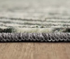 Maisie Gray & White Geometric Area Rug, (2' X 10') -Cuisinart Store 810600933 A8 4