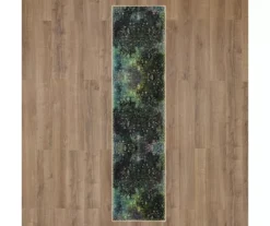 Rowland Charcoal & Blue Ornamental Floral Area Rug, (2' X 8') 10 Rowland Charcoal & Blue Ornamental Floral Area Rug, (2' X 8') -Cuisinart Store 810601014 A0 2