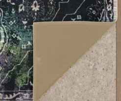 Rowland Charcoal & Blue Ornamental Floral Area Rug, (2' X 8') 9 Rowland Charcoal & Blue Ornamental Floral Area Rug, (2' X 8') -Cuisinart Store 810601014 A8 2