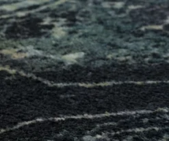 Rowland Charcoal & Blue Ornamental Floral Area Rug, (5' X 8') -Cuisinart Store 810601016 A8 3