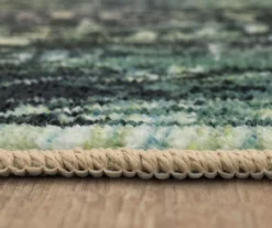 Rowland Charcoal & Blue Ornamental Floral Area Rug, (5' X 8') -Cuisinart Store 810601016 A8 4