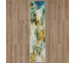 Shoreline Water Blue & Brown Abstract Area Rug, (2' X 10') 10 Shoreline Water Blue & Brown Abstract Area Rug, (2' X 10') -Cuisinart Store 810601040 A0 2
