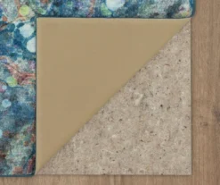 Blue & Multi-Color Layered Marble Area Rug, (2' X 8') -Cuisinart Store 810601069 A8 2