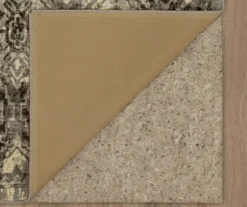 Tecate Gray Bordered Arabesque Accent Rug, (20" X 34") 10 Tecate Gray Bordered Arabesque Accent Rug, (20" X 34") -Cuisinart Store 810601073 A8 2