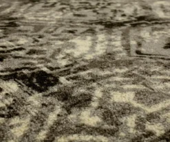 Tecate Gray Bordered Arabesque Accent Rug, (20" X 34") 12 Tecate Gray Bordered Arabesque Accent Rug, (20" X 34") -Cuisinart Store 810601073 A8 3