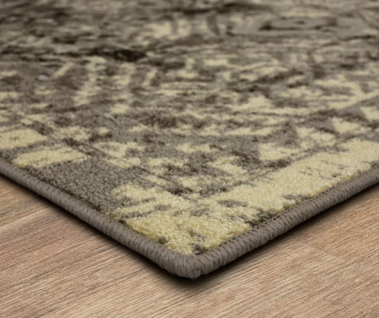 Tecate Gray Bordered Arabesque Area Rug, (2' X 8') 2 Tecate Gray Bordered Arabesque Area Rug, (2' X 8') - Image 2