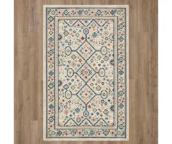 Metis Cream & Multi-Color Geometric Area Rug, (5' X 8') -Cuisinart Store 810601095 A0 2