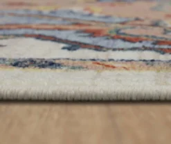 Tethys Blue & Peach Ornamental Accent Rug, (20" X 34") -Cuisinart Store 810601105 A8 4